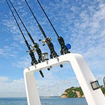 Railblaza Rod Holder II mounted on a roll bar