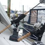 Railblaza Rod Holder II mounted to a winch