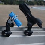 Railblaza SidePorts in black with G-Holder and Rod Holder