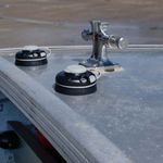 Railblaza StarPort in black mounted on a horizontal surface.