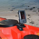 Railblaza Starport HD in black with fishfinder