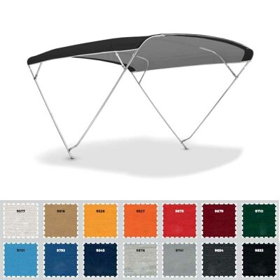 Bimini-top / pare-soleil modèle "SPORT PLUS - Bimini-top / pare-soleil modèle "SPORT PLUS" avec 3 ou 4 arceaux