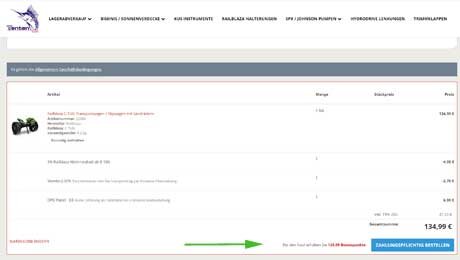 Les points de fidélité s'affichent à la fin de l'achat
