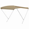 Bimini-Top / taud de soleil ELEGANCE avec 2 arceaux / hauteur 115 cm - largeur 150 cm beige