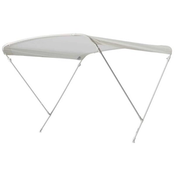 Bimini-Top ELEGANCE with 2 arches / height 140 cm - width 150 cm white
