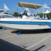 Bimini-Top ELEGANCE with 3 arches / height 140 cm - width 150 cm grey