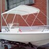 Bimini-Top ELEGANCE with 3 arches / height 140 cm - width 150 cm grey