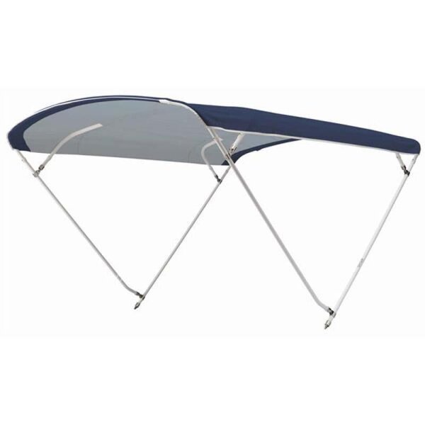 Bimini-Top / pare-soleil CHIC avec 4 arceaux / hauteur 140 cm - largeur 230 cm bleu