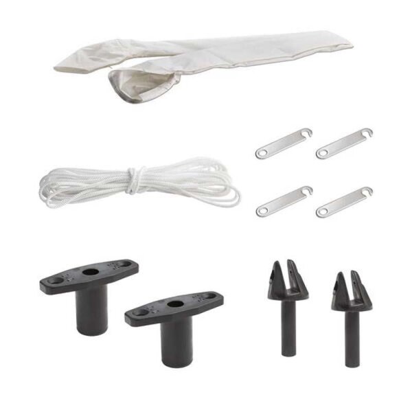 Bimini-Top SPORT with 3 arches / height 140 cm - width 200 cm dark grey