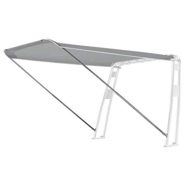 Bimini-Top / pare-soleil UNIVERSEL pour porte-équipements / arceau de sécurité « BARCA » largeur 170 cm - argent
