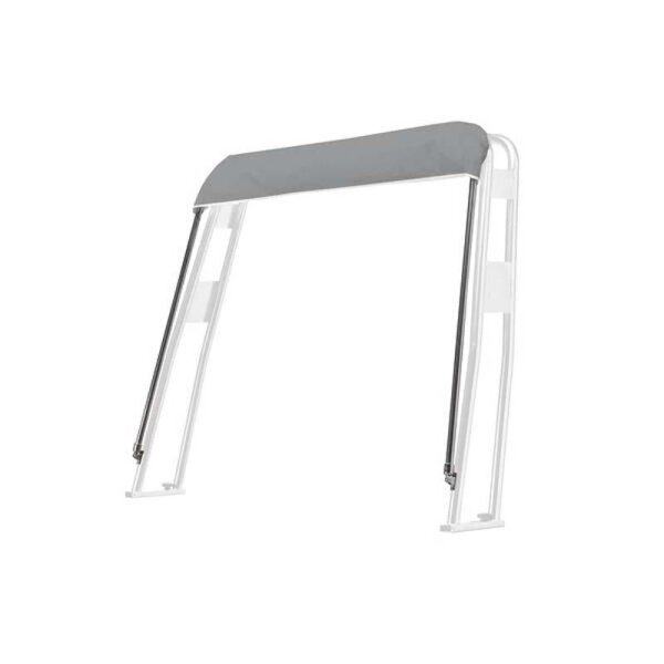 Bimini-Top / pare-soleil UNIVERSEL pour porte-équipements / arceau de sécurité « BARCA » largeur 170 cm - argent