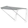 Bimini-Top / pare-soleil UNIVERSEL pour porte-équipements / arceau de sécurité « BARCA » largeur 170 cm - argent