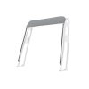 Bimini-Top / pare-soleil UNIVERSEL pour porte-équipements / arceau de sécurité « BARCA » largeur 170 cm - argent