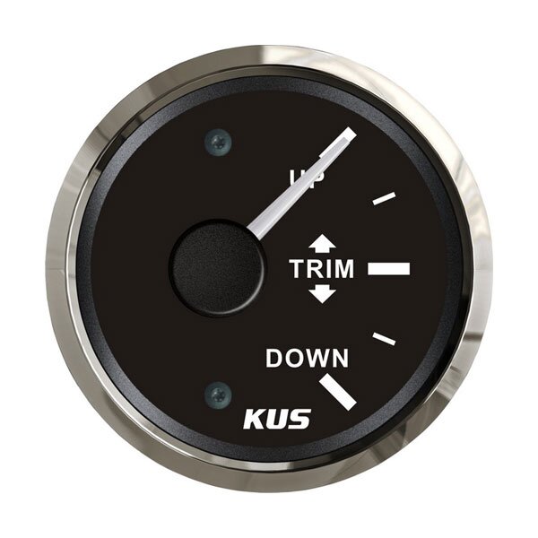 KUS Analog Trim Gauge / Trimmer (Vertical) 0–190 ohms - Black