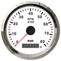 Compte-tours KUS avec compteur dheures de service pour...