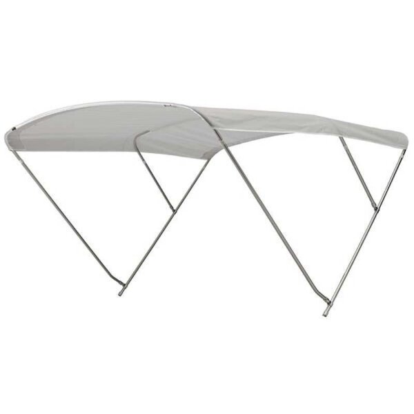 Bimini-Top / taud ROYAL avec 3 arceaux Hauteur 115 cm - Largeur 215 cm -  Argent (5035)