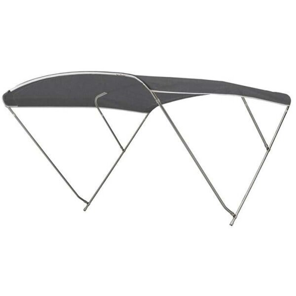 Bimini-Top ROYAL with 3 arches / height 140 cm - width 170 cm - Charcoal Grey (5049)