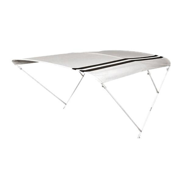 Couture de bandes « Racing » dans le bimini / pare-soleil