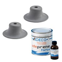 Bimini top EPDM mounting kit for inflatables - Hypalon /...