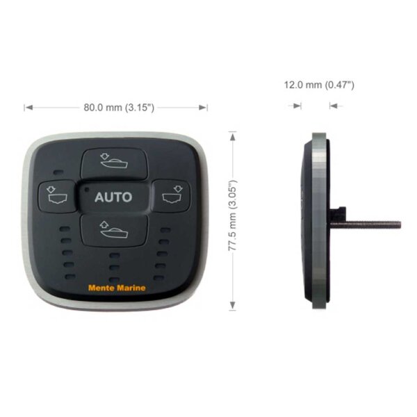 Commande automatique des volets compensateurs Mente Marine ACS A (roulis / tangage)