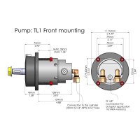 Hydrodrive MF175W Hydraulic Steering Complete Kit for...