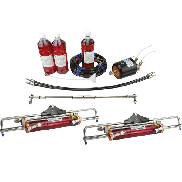 Hydrodrive MF350W-TDF outboard hydraulic kit for double engines twin cylinder (max 300HP+300HP)