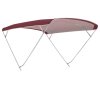 Bimini-Top / pare-soleil SPORT PLUS avec 4 arceaux / hauteur 140 cm - largeur 150 cm bordeaux