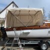 Insertion dune fermeture à glissière verticale pour assembler les rallonges