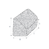 Housse / housse de protection pour banc Small en gris - 9741