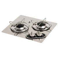 Plaque de cuisson 2 feux 350 x 320 mm