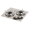 wo-burner cooktop 350x320 mm