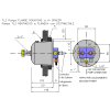 Hydrodrive MF255WTS-TDF outboard hydraulic kit for double engines twin cylinder (max 200HP+200HP)