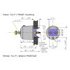 Hydrodrive MF255WTS-TDF outboard hydraulic kit for double engines twin cylinder (max 200HP+200HP)