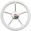 Volant Hydrodrive 16020-VRW 35 - Acier inoxydable / blanc (&Oslash; 350 mm)